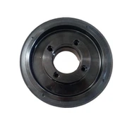 Zahnriemenscheibe aus schwarz oxidiertem Stahl